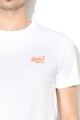 SUPERDRY Тениска Orange с бродерия Мъже