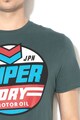 SUPERDRY Tricou cu imprimeu cauciucat Heritage Barbati