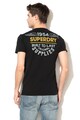 SUPERDRY Premium logómintás póló férfi