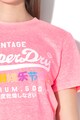 SUPERDRY Tricou cu imprimeu logo Premium Goods Puff Femei
