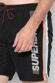 SUPERDRY Pantaloni scurti de baie, cu logo State Barbati