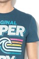 SUPERDRY Tricou cu imprimeu cauciucat Malibu Barbati