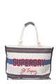 SUPERDRY Geanta shopper cu model in dungi Amaya Femei