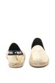 SUPERDRY Espadrile de piele ecologica, cu aspect stralucitor Erin Femei