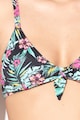 SUPERDRY Sutien de baie cu cupe triunghiulare si imprimeu floral Felicity Femei