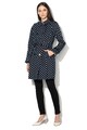 EDC by Esprit Pöttyös kabát váll-lapokkal&megkötővel női