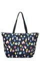 EDC by Esprit Geanta shopper din material textil cu imprimeu logo si geometric Femei