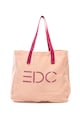 EDC by Esprit Geanta shopper de panza cu imprimeu logo Femei