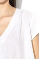 Esprit V-nyakú felső texturált hatással női