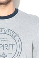 Esprit Bluza sport regular fit cu imprimeu logo Barbati