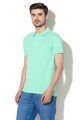 Esprit Tricou polo din pique, cu logo cauciucat Barbati