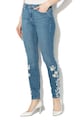 EDC by Esprit Blugi skinny cu broderii florale Femei