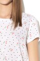 EDC by Esprit Tricou cu imprimeu cu buline si grafic Femei