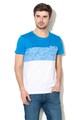 EDC by Esprit Tricou regular fit cu model in dungi si buzunar pe piept Barbati