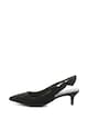 Esprit Pantofi slingback de piele intoarsa ecologica, cu varf ascutit Femei