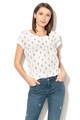 EDC by Esprit Tricou din bumbac organic, cu imprimeu grafic 5 Femei