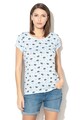 EDC by Esprit Tricou din bumbac organic, cu model grafic 4 Femei