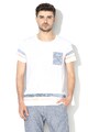 EDC by Esprit Tricou cu model in dungi si buzunar pe piept Barbati