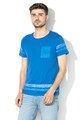EDC by Esprit Раирана тениска с джоб на гърдите Мъже