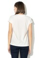 Esprit Tricou din bumbac organic cu broderii florale Femei