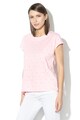 Esprit Tricou din bumbac organic cu broderii florale Femei