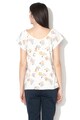 Esprit Bluza cu maneci scurte si model floral Femei