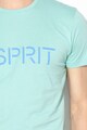 Esprit Logómintás slim fit póló férfi