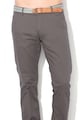 Esprit Pantaloni chino slim fit cu o curea 4 Barbati