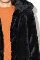 Tally Weijl Rövid műszőrme kabát kapucnival női
