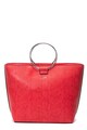 GUESS Geanta tote de piele ecologica, cu maner metalic Poppy Femei