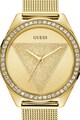 GUESS Аналогов часовник с кристали Жени