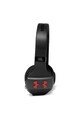 Under Armour by JBL Casti sport On-Ear Under Armour Train, Sweat Proof, Bluetooth Wireless, Multifunction TalkThru button, 16h Playback, Negru/Rosu Femei