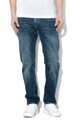 Pepe Jeans London Blugi cu croiala dreapta si aspect decolorat Zinc Barbati