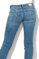 Pepe Jeans London Blugi slim fit cu aspect decolorat New Brooke Femei