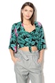 Pepe Jeans London Set de top crop si bolero Billie - 2 piese Femei