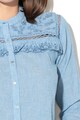 Pepe Jeans London Camasa tip tunica cu detalii brodate Holly Femei