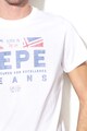 Pepe Jeans London Isaac regular fit póló logómintával férfi