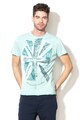 Pepe Jeans London Tricou slim fit cu imprimeu grafic Ian Barbati