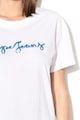 Pepe Jeans London Tricou cu aplicatie logo Esther Femei