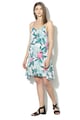 Pepe Jeans London Rochie mini cu model tropical Brenda Femei