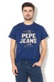 Pepe Jeans London Tricou regular fit cu imprimeu logo Nicholas Barbati