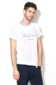 Pepe Jeans London Tricou slim fit cu imprimeu logo Marlon Barbati