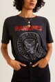 Mango Tricou cu imprimeu Ramones Femei