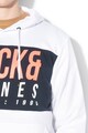 Jack & Jones Jonah logómintás kapucnis pulóver kenguruzsebbel férfi