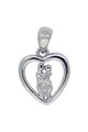 Rankine-Silver Pandantiv in forma de inima, din argint 925 Femei