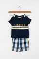 GUESS JEANS Set de tricou si pantaloni scurti, cu model uni - 2 piese Baieti