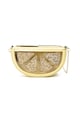 GUESS JEANS Geanta crossbody de piele ecologica, cu bareta din lant Fete