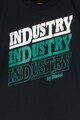 Diesel Tricou cu imprimeu text si logo Baieti