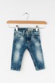 Diesel Blugi slim fit cu aspect decolorat Sleenker-B Baieti