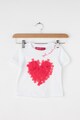 Agatha Ruiz de la Prada Tricou cu aplicatie in forma de inima pe piept Fete